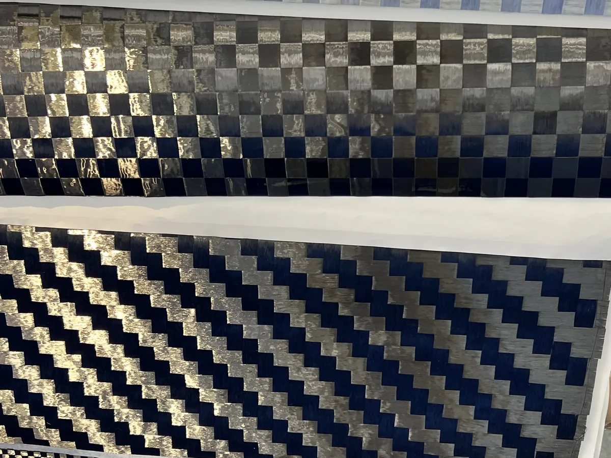 Carbon fiber woven prepreg
